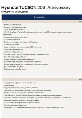 Обява за продажба на Hyundai Tucson FL PREMIUM 20th ANNIVERSARY Hybrid ~83 700 лв. - изображение 10 | Auto.bg Обява за продажба на Hyundai Tucson FL PREMIUM 20th ANNIVERSARY Hybrid ~83 700 лв. - изображение 10