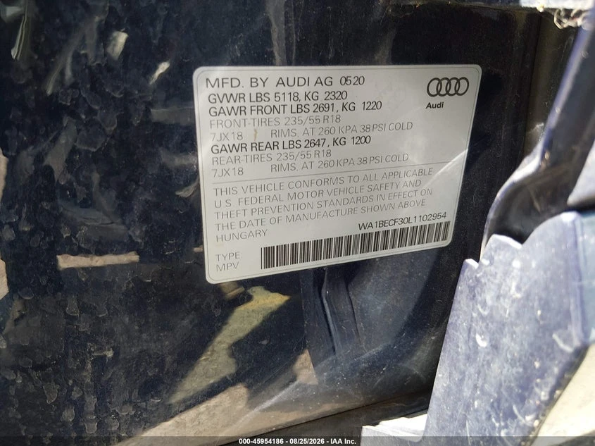 Audi Q3 2.0l Premium Plus 45 Tfsi Quattro Tiptronic, снимка 9 - Автомобили и джипове - 56042468
