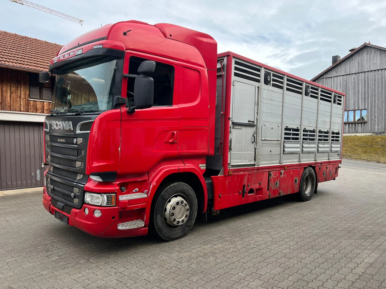 Scania R 520* Животновоз* Евро 6* Клима* Автоматик* Германи - изображение 3