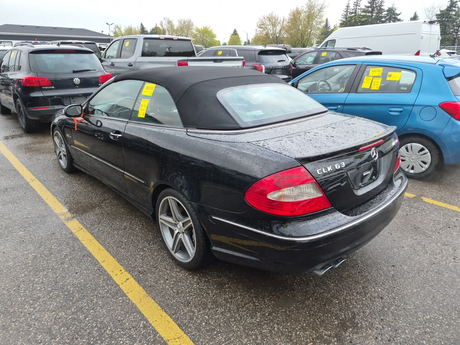 Mercedes-Benz CLK 63 AMG Cabriolet, снимка 4 - Автомобили и джипове - 54577408
