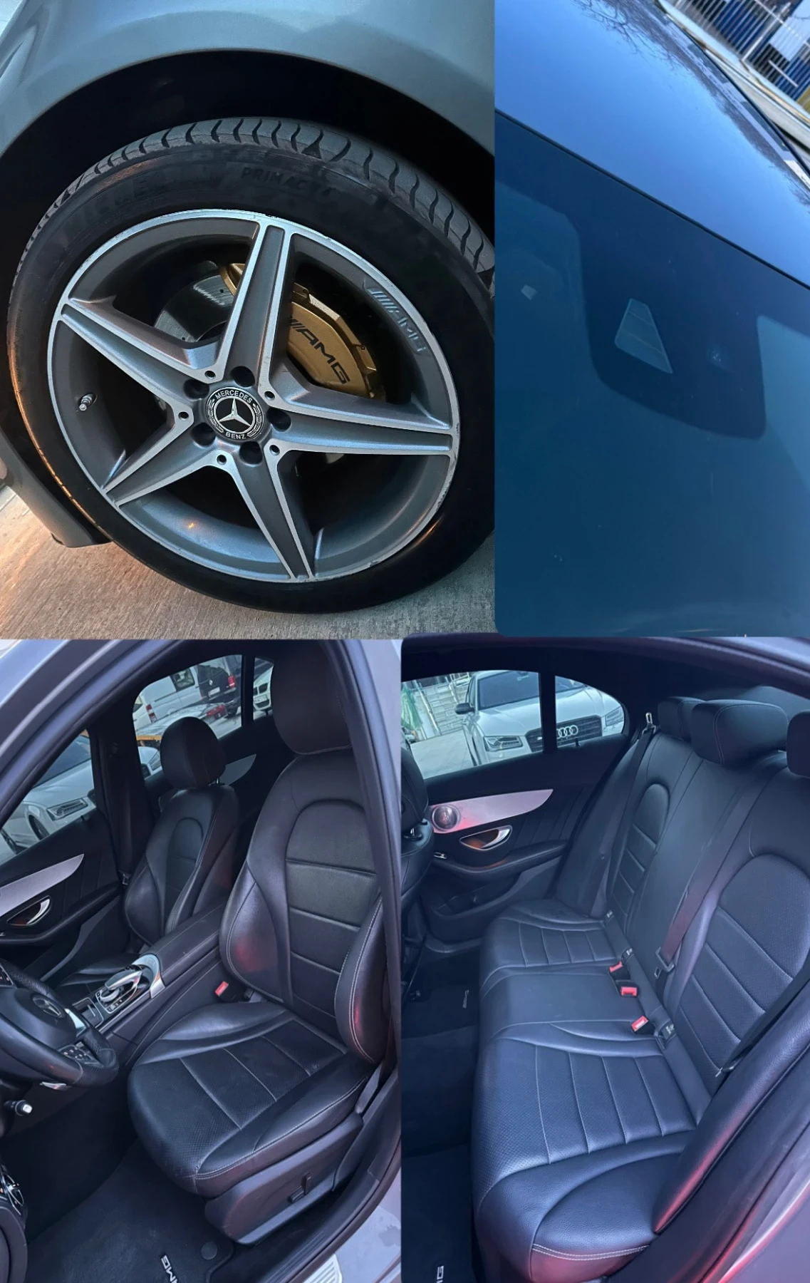 Mercedes-Benz C 220 Mercedes C 220d AMG пакет / 2015 / 7G-Tronic, снимка 11 - Автомобили и джипове - 53750087