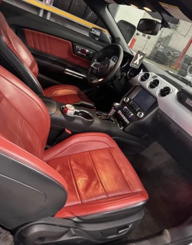 Ford Mustang EcoBoost | Червен Салон | Обдухване | Автоматик | , снимка 7