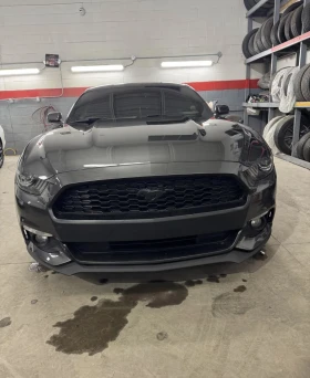 Ford Mustang EcoBoost | Червен Салон | Обдухване | Автоматик |  - 14500 € / 28359.53 лв. - 51201289 3