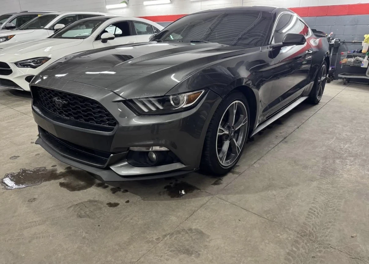 Ford Mustang EcoBoost | Червен Салон | Обдухване | Автоматик | , снимка 2 - Автомобили и джипове - 53739358