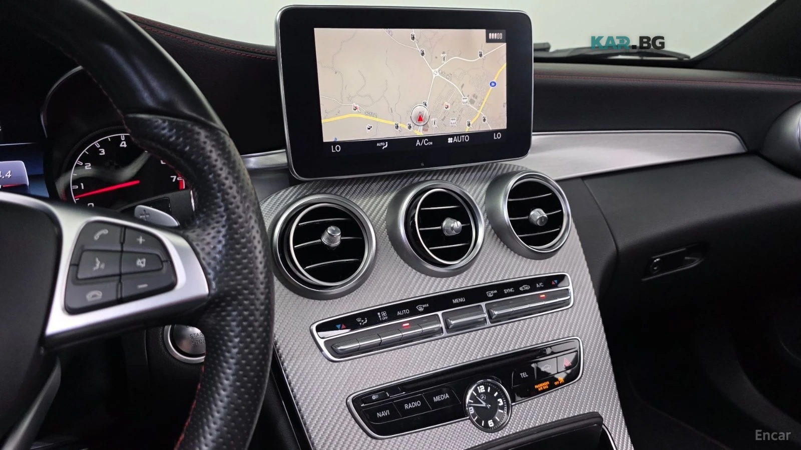 Mercedes-Benz C 450 AMG 4MATIC* BURMESTER* ХЕДЪП* ПАНОРАМА* ПОДГРЕВ* , снимка 11 - Автомобили и джипове - 55903101