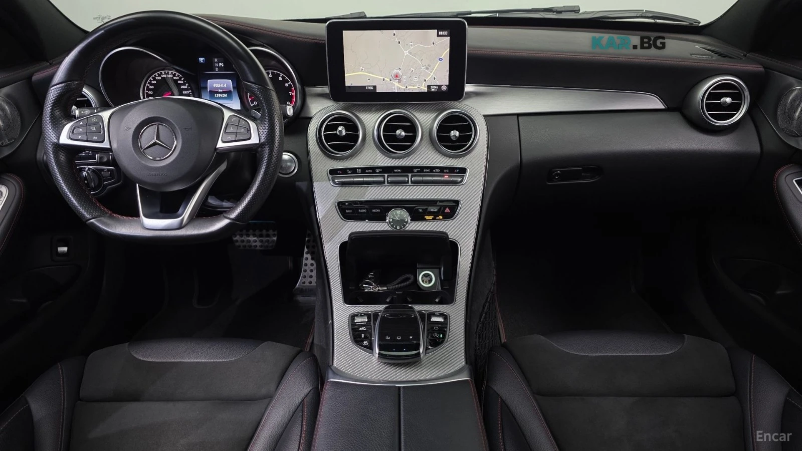 Mercedes-Benz C 450 AMG 4MATIC* BURMESTER* ХЕДЪП* ПАНОРАМА* ПОДГРЕВ* , снимка 7 - Автомобили и джипове - 55903101