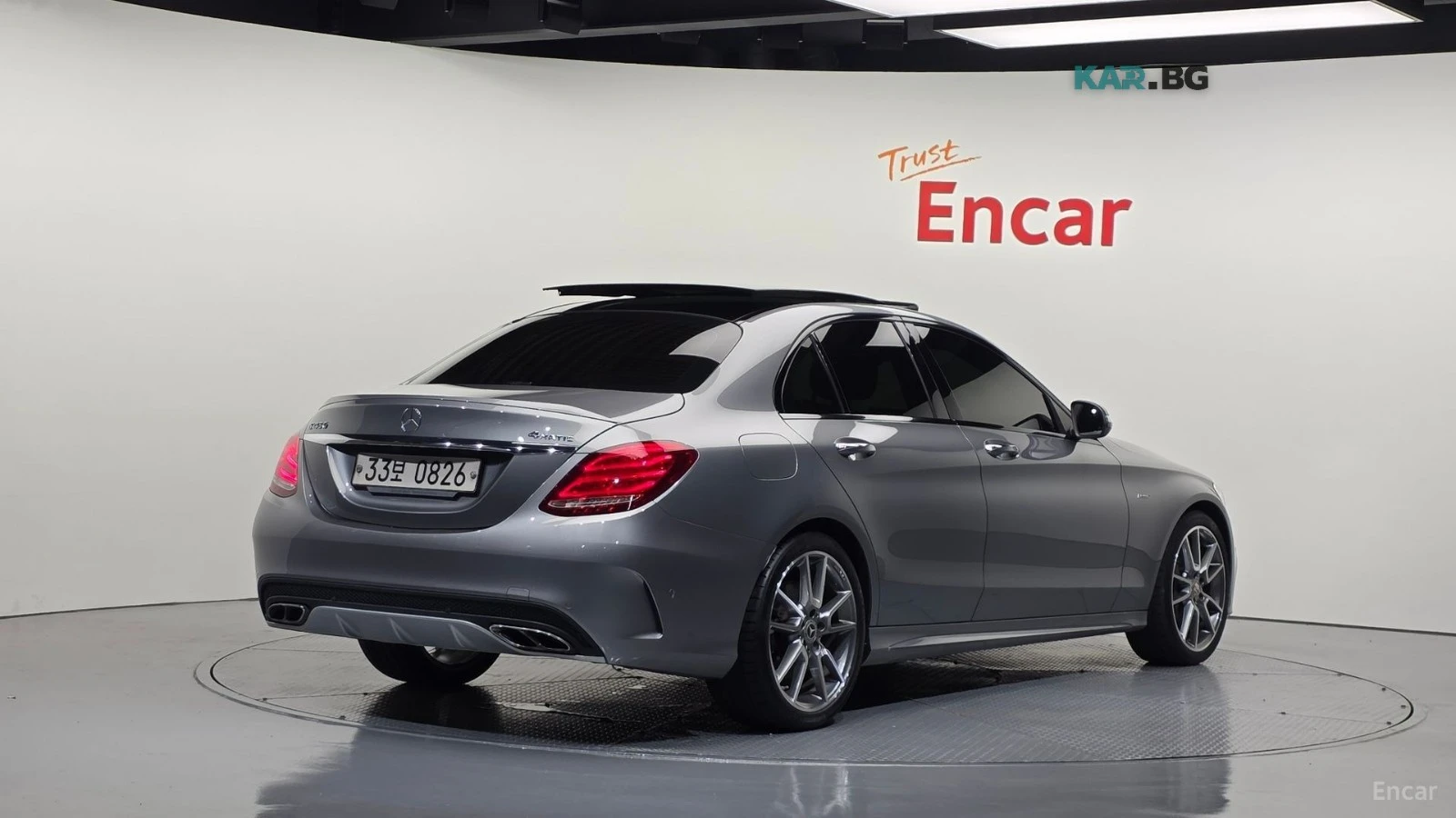 Mercedes-Benz C 450 AMG 4MATIC* BURMESTER* ХЕДЪП* ПАНОРАМА* ПОДГРЕВ* , снимка 3 - Автомобили и джипове - 55903101