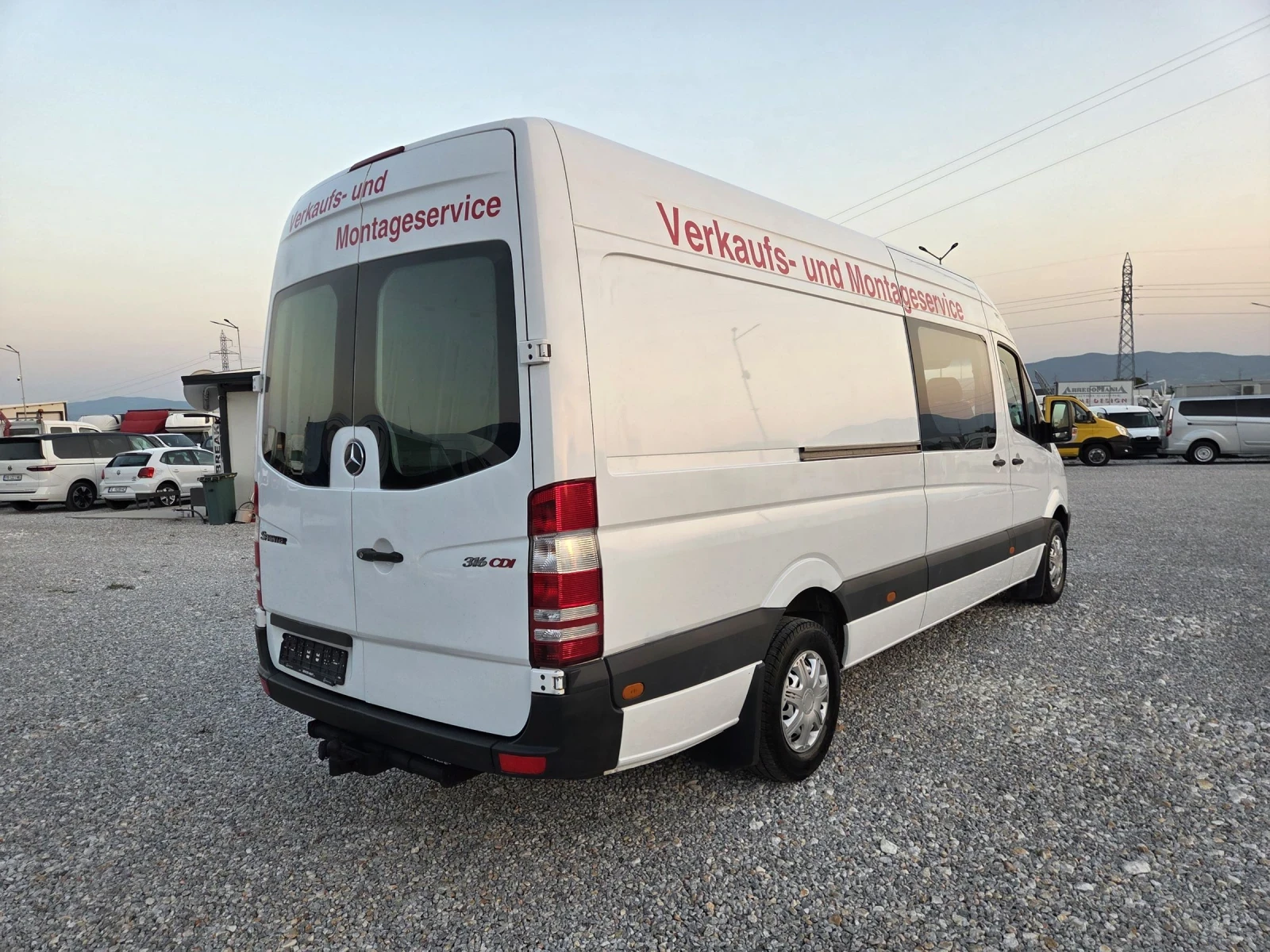 Mercedes-Benz Sprinter 316 CDI, Товаропътник, 6 местен, Климатик - изображение 5
