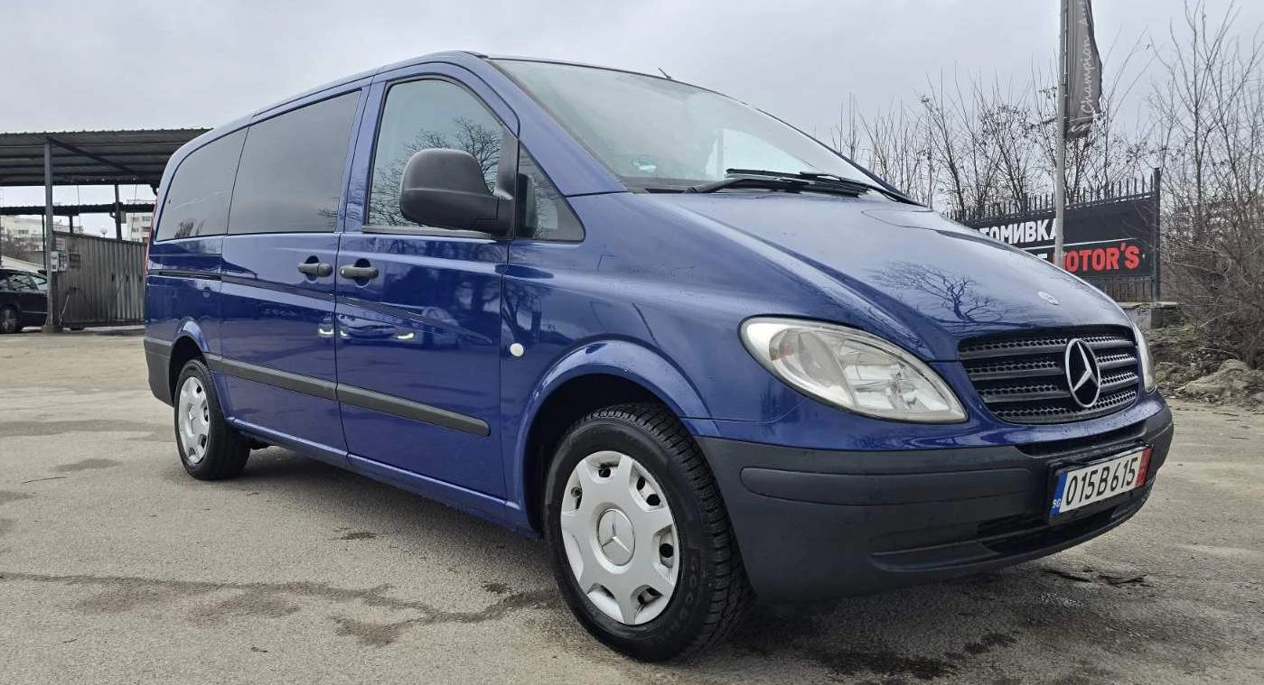 Mercedes-Benz Vito 111/2.2CDI, 9места, Климатик, Дълга база, снимка 3 - Бусове и автобуси - 54615628