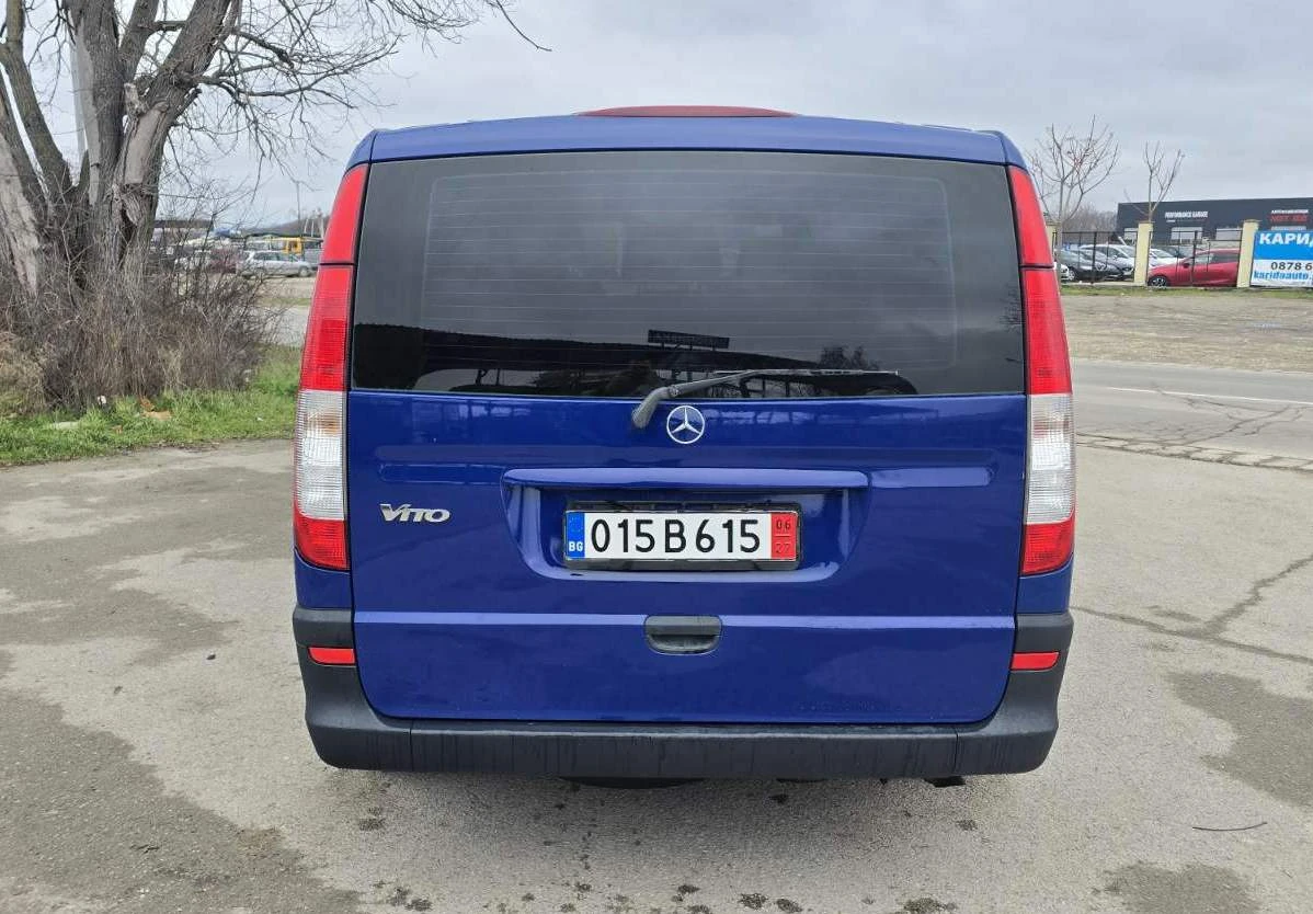 Mercedes-Benz Vito 111/2.2CDI, 9места, Климатик, Дълга база, снимка 5 - Бусове и автобуси - 54615628