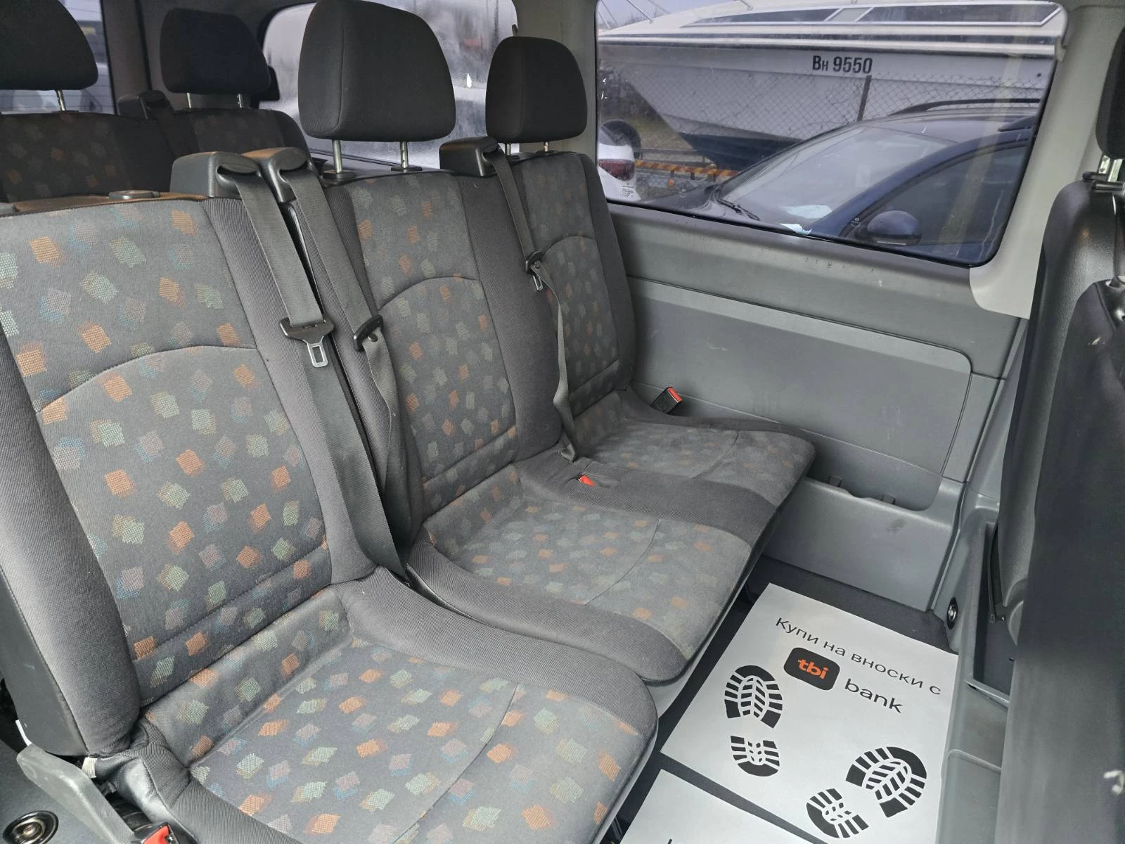 Mercedes-Benz Vito 111/2.2CDI, 9места, Климатик, Дълга база, снимка 15 - Бусове и автобуси - 54615628