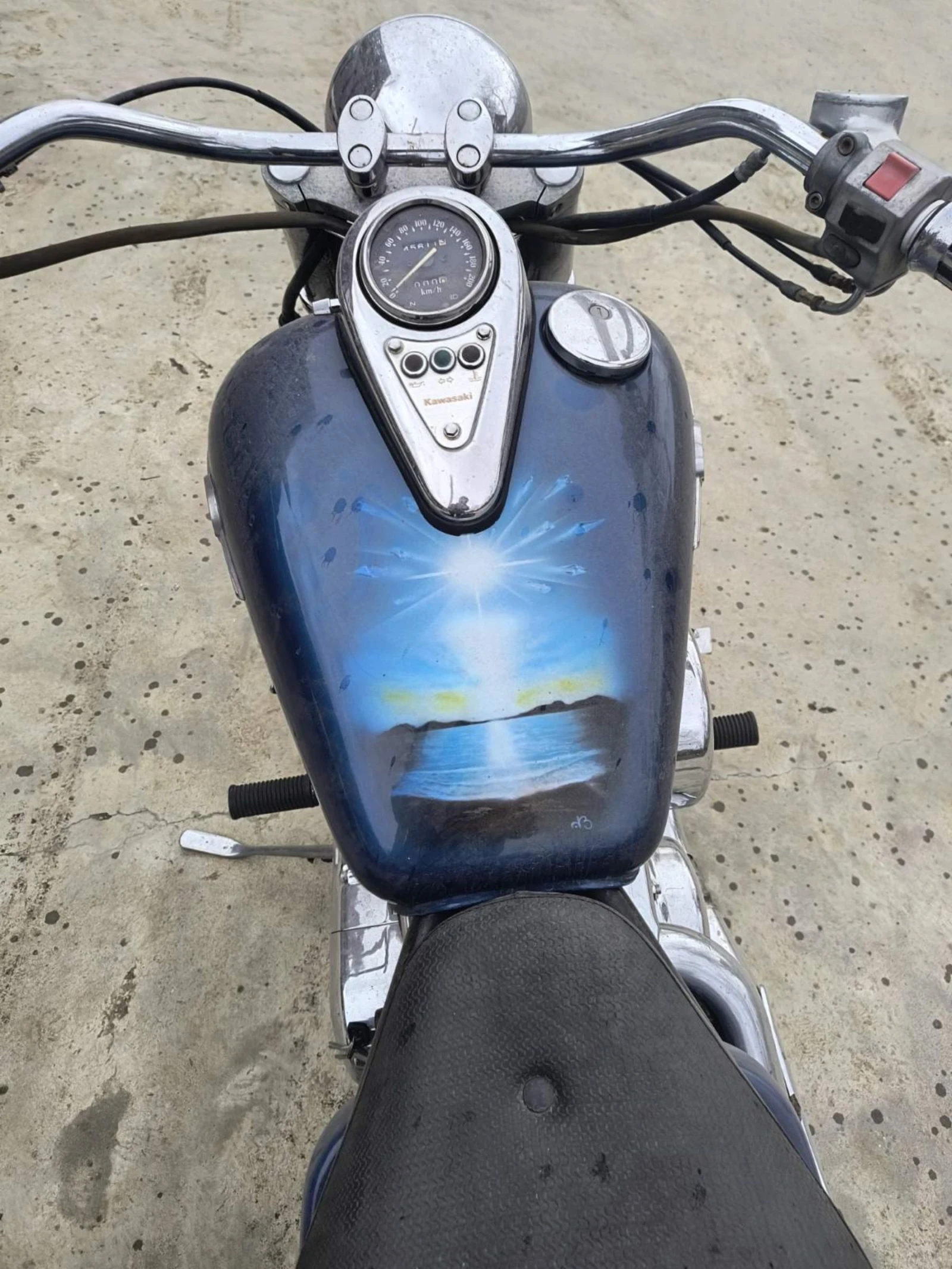 Kawasaki Vulcan Двиг-л за смяна.Проект Само На вайбър., снимка 2 - Мотоциклети и мототехника - 54693283