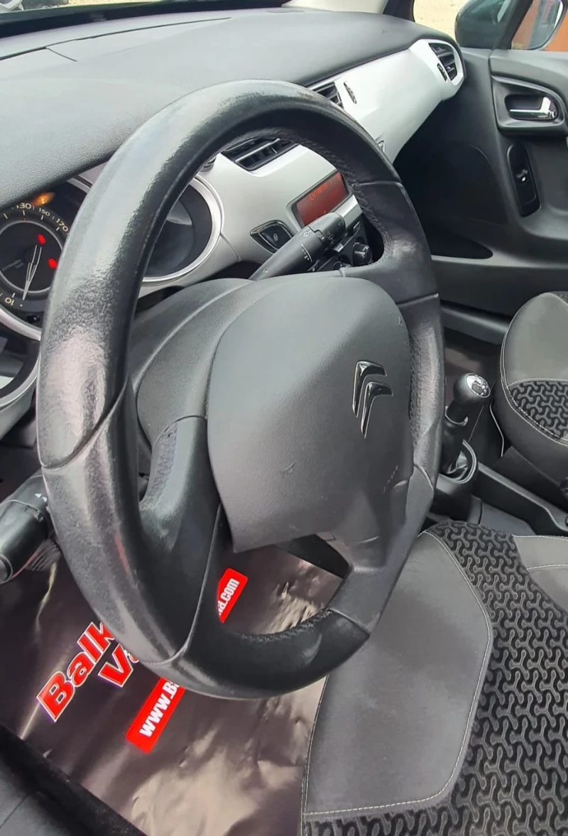 Citroen C3 1.2i Benzin Euro5 Италия, снимка 14 - Автомобили и джипове - 53386588
