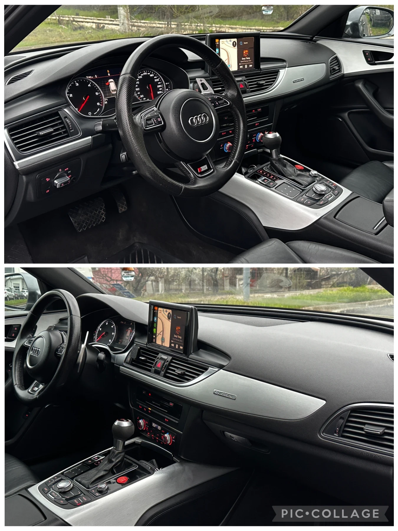 Audi A6 3.0BITDI* * S-LINE* * LED, снимка 9 - Автомобили и джипове - 54071888