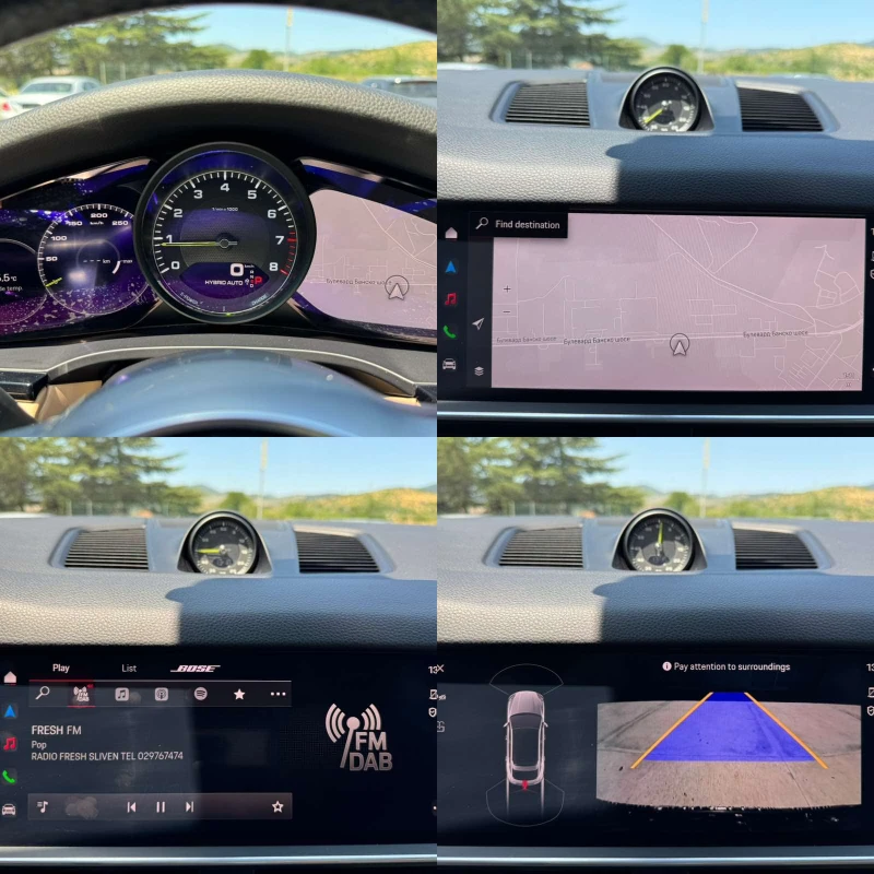 Porsche Cayenne 462ps* e-hybrid* Coupe* BOSE* Пано* Вакуум* Обдух*, снимка 15 - Автомобили и джипове - 50782016