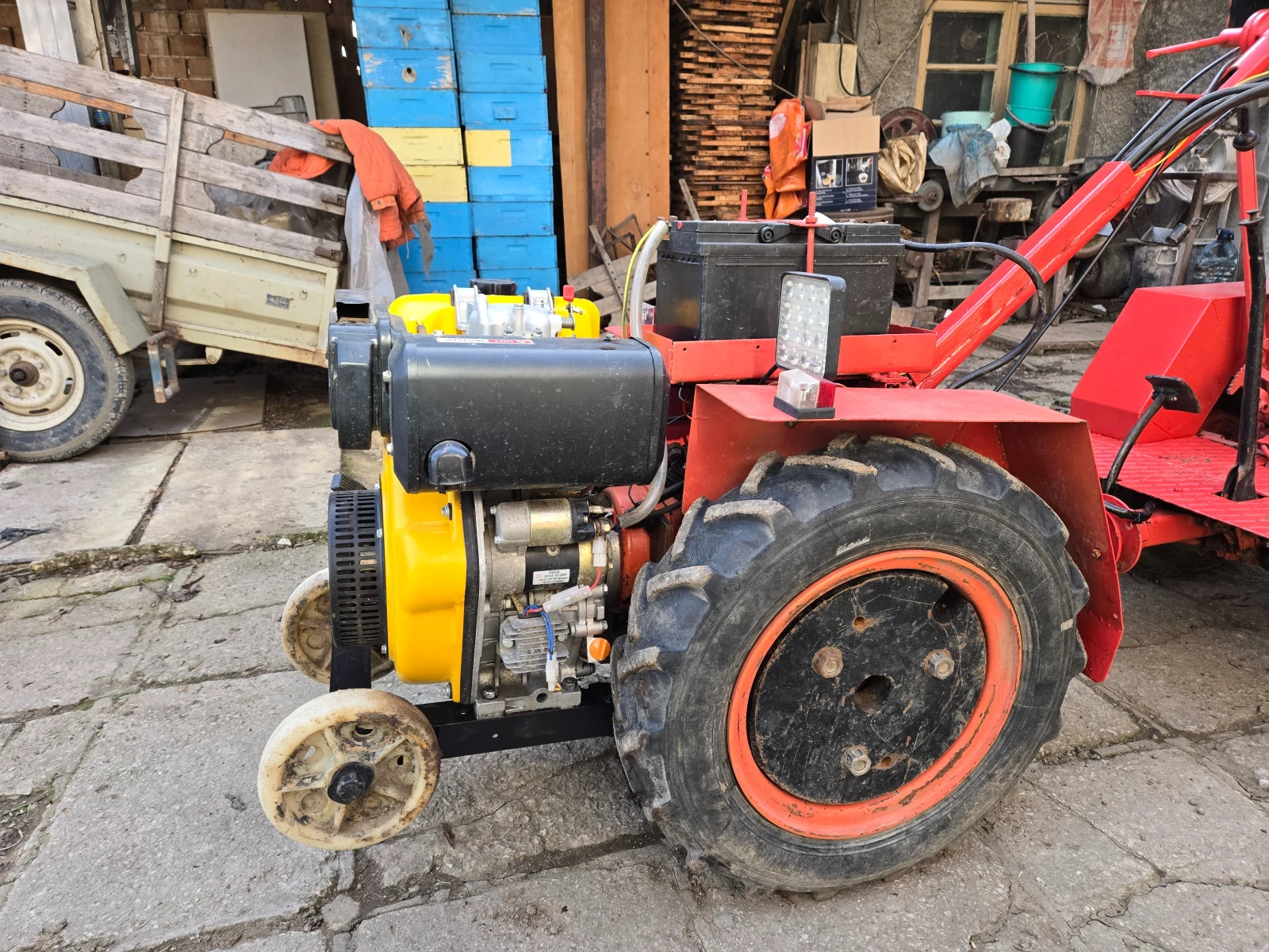 Мотокултиватор Болгар, снимка 4 - Селскостопанска техника - 53932327