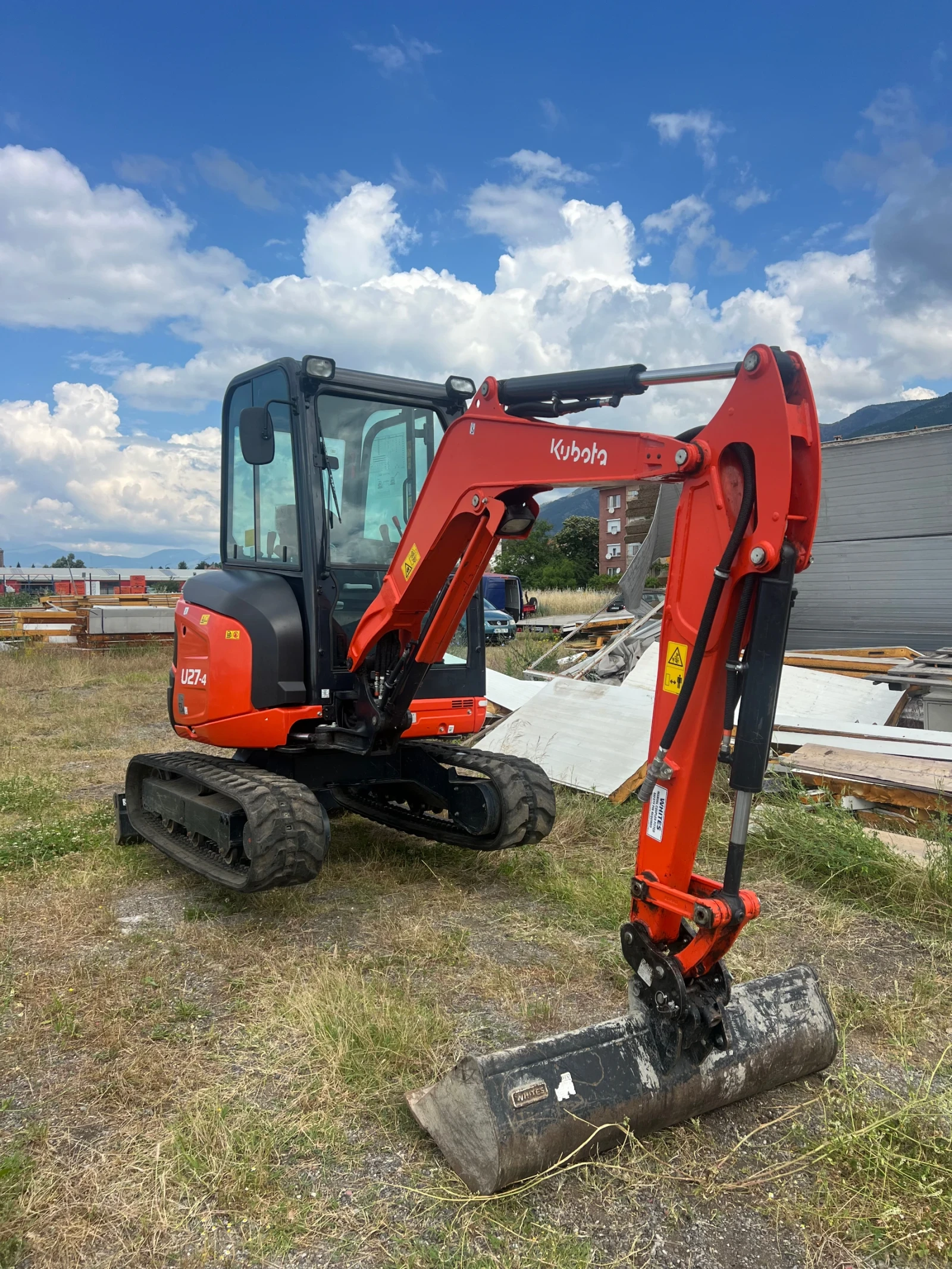 Багер Kubota U27-4, снимка 2 - Индустриална техника - 55083907