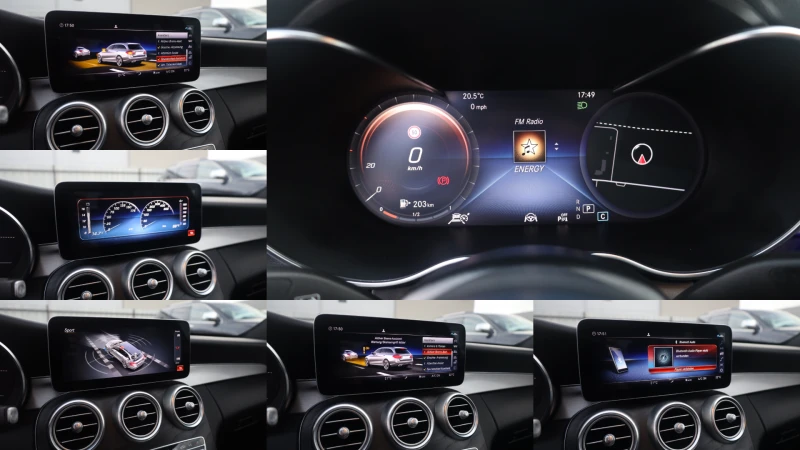 Mercedes-Benz C 220 d AMG 360  Virtual KeyGO DISTR BURM PANO #iCarbg, снимка 16 - Автомобили и джипове - 51822309