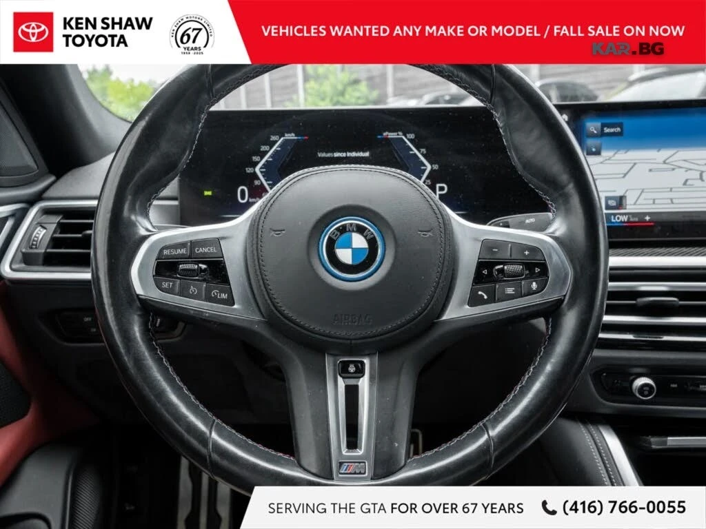 BMW i4 * M50* xDrive* КОЖА* ПОДГРЕВ* ПАНОРАМА* КАМЕРА* KE, снимка 9 - Автомобили и джипове - 55061422
