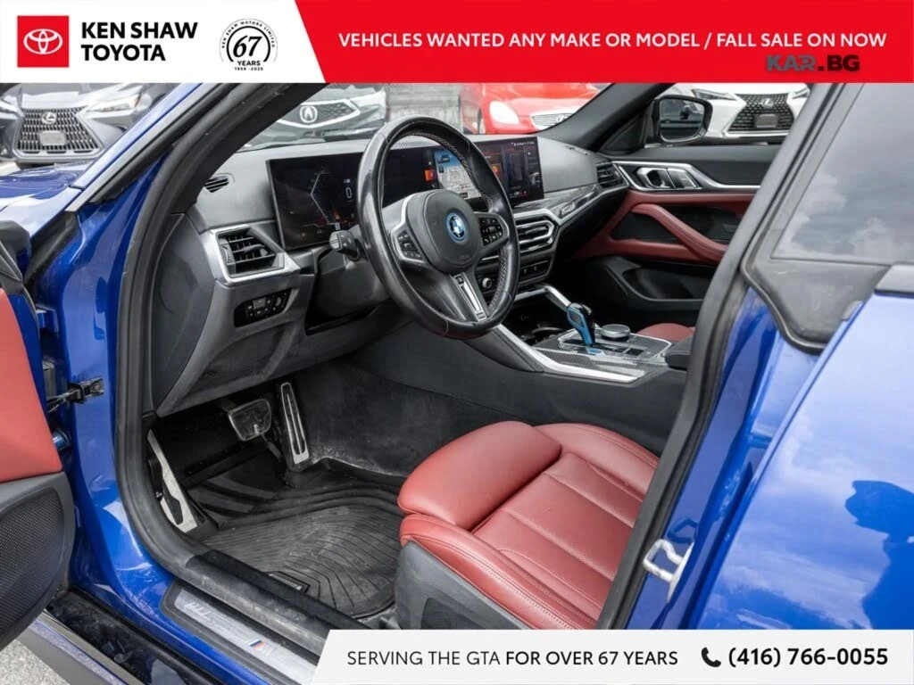 BMW i4 * M50* xDrive* КОЖА* ПОДГРЕВ* ПАНОРАМА* КАМЕРА* KE, снимка 8 - Автомобили и джипове - 55061422