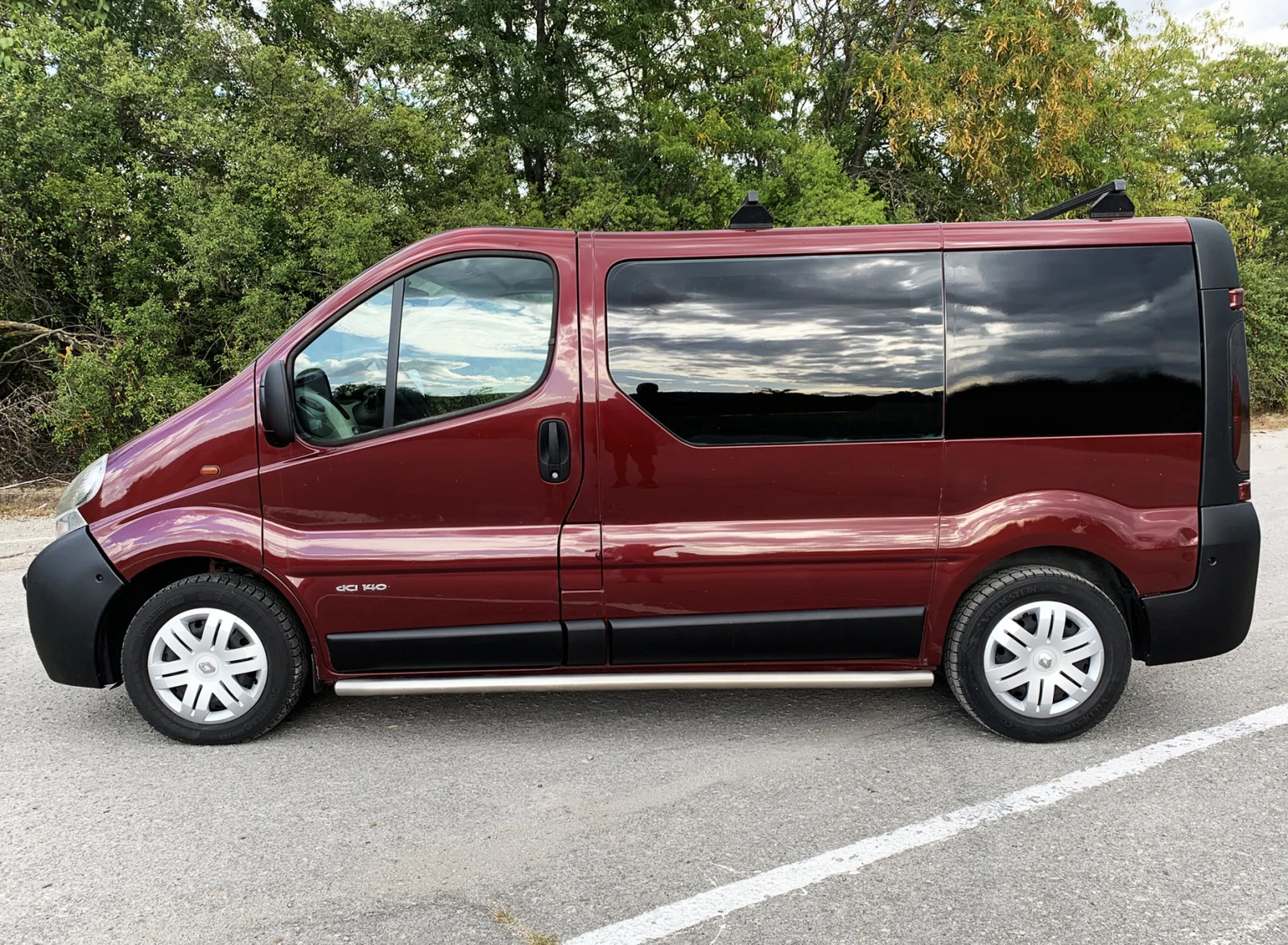 Renault Trafic 2.5 DCI 135 к.с. 5 места 6 ск. КЛИМАТИК, снимка 8 - Бусове и автобуси - 55979268