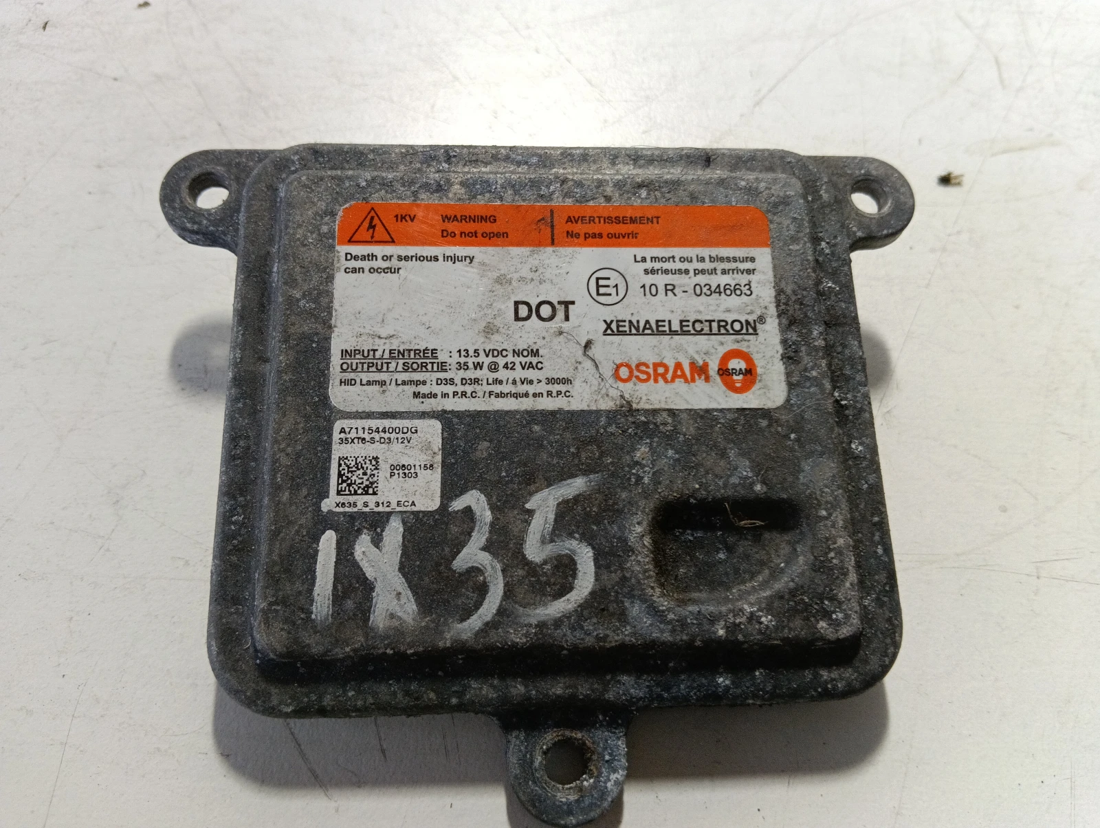 баласт ксенон Hyundai ix35