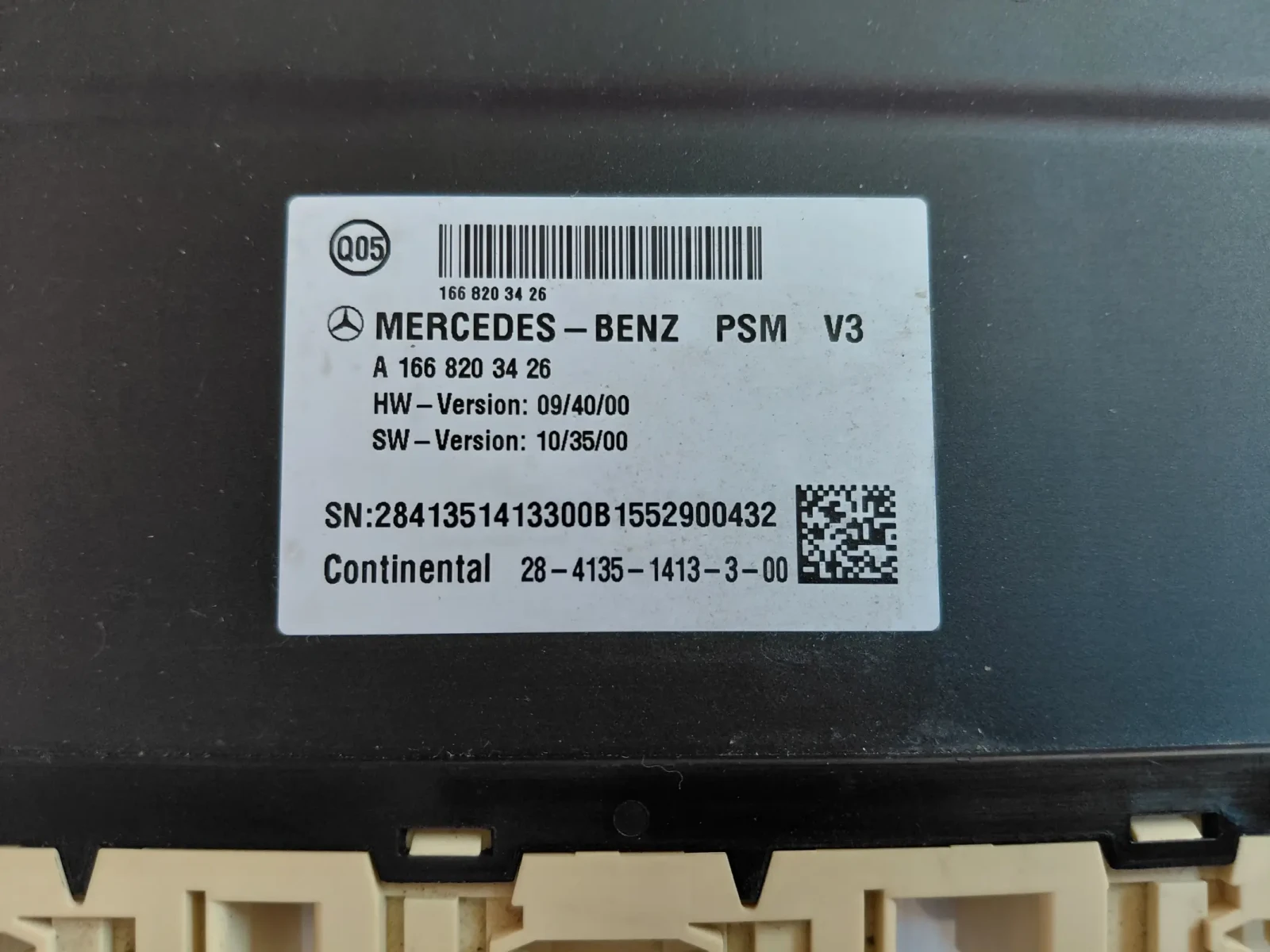 A1668203426 Модул за регулиране на предна седалка  MERCEDES-BENZ GLE 350, снимка 5 - Части - 56097170