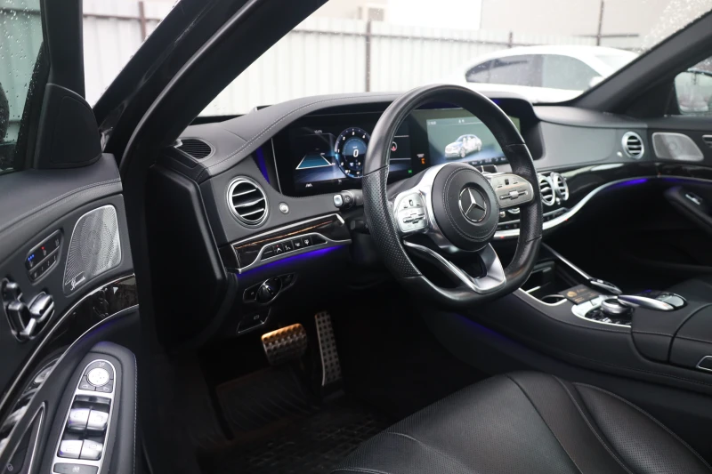 Mercedes-Benz S 400 d L 4M AMG MASSAGE TVBURM 360 NIGHT SoftC iCarbg, снимка 10 - Автомобили и джипове - 52146497