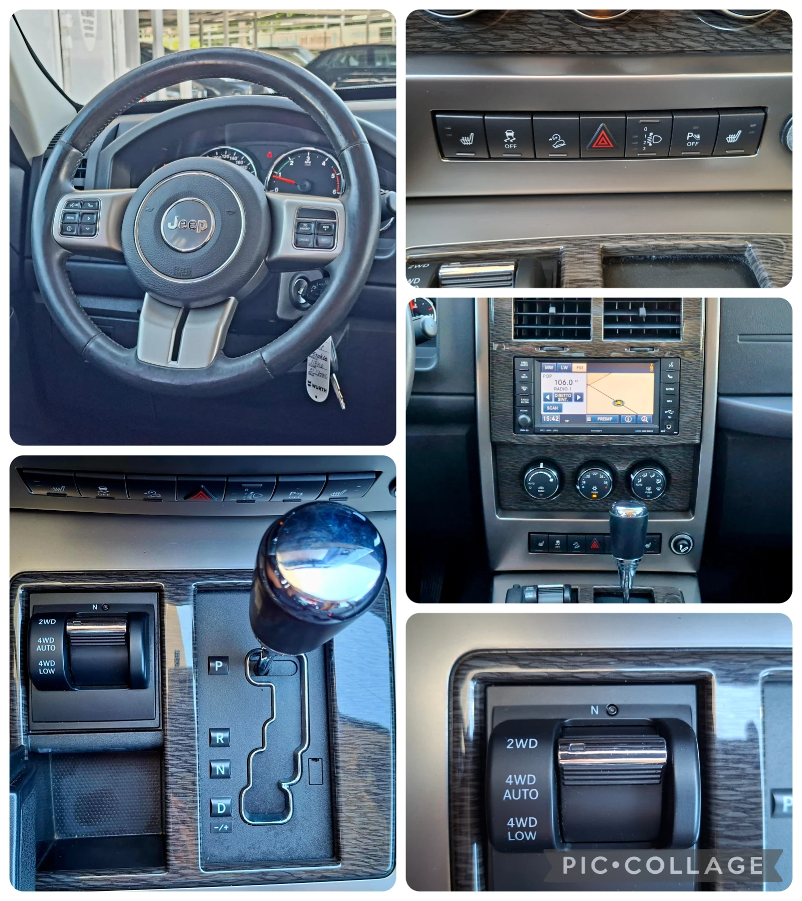 Jeep Cherokee АВТОМАТ/КОЖА/ТОП СЪСТОЯНИЕ!!!, снимка 11 - Автомобили и джипове - 55467110