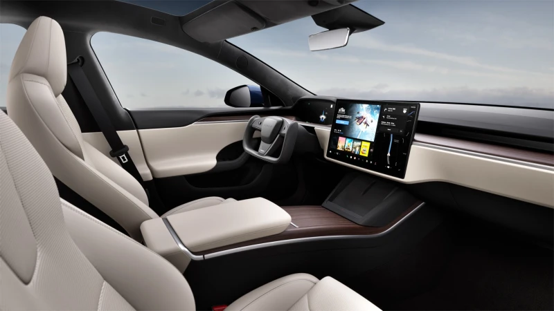 Tesla Model S Plaid = NEW = Гаранция, снимка 5 - Автомобили и джипове - 52930135