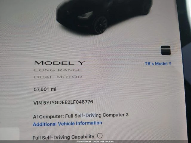 Tesla Model Y Long Range Dual Motor AWD, снимка 7 - Автомобили и джипове - 54730814