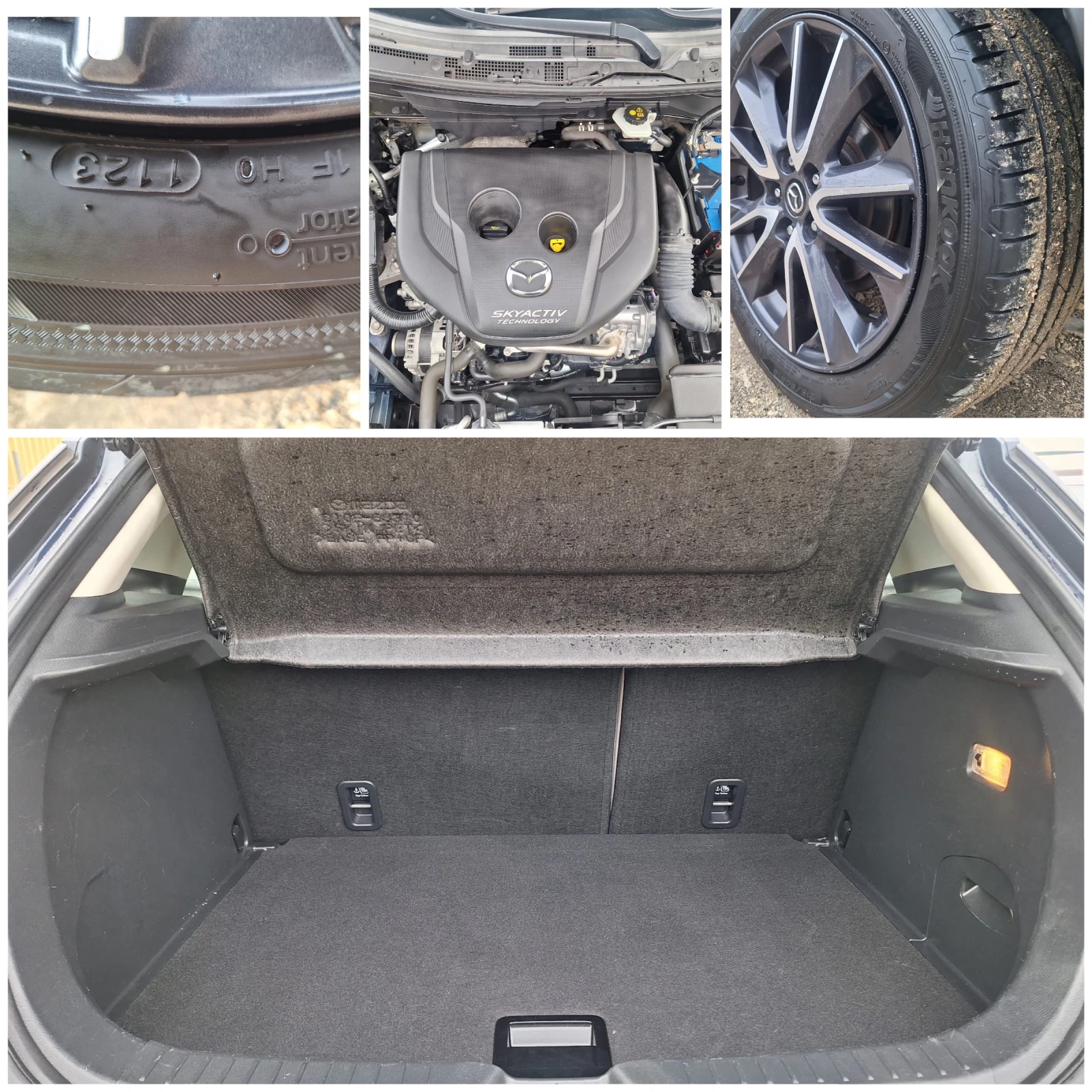 Mazda CX-3 SKYACTIV AWD KEY LESS GO LEATHER HEAD UP  CAMERA  | Mobile.bg   13