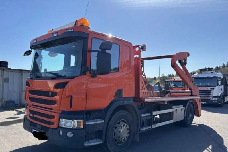 Scania P 320 Контейнеровоз с хидравлично удължение ЕВРО 6, снимка 4 - Камиони - 51488984