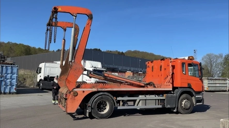 Scania P 320 Контейнеровоз с хидравлично удължение ЕВРО 6 - изображение 2