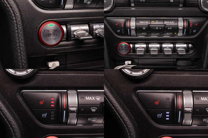 Ford Mustang 2.3L ECO BOOST* Подгрев* Обдухване* Apple CarPlay*, снимка 17 - Автомобили и джипове - 53507851