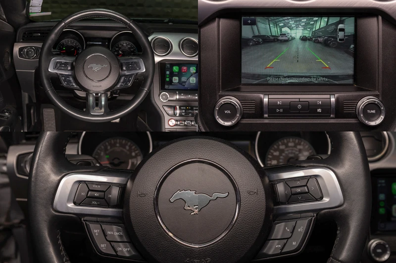 Ford Mustang 2.3L ECO BOOST* Подгрев* Обдухване* Apple CarPlay*, снимка 14 - Автомобили и джипове - 53507851