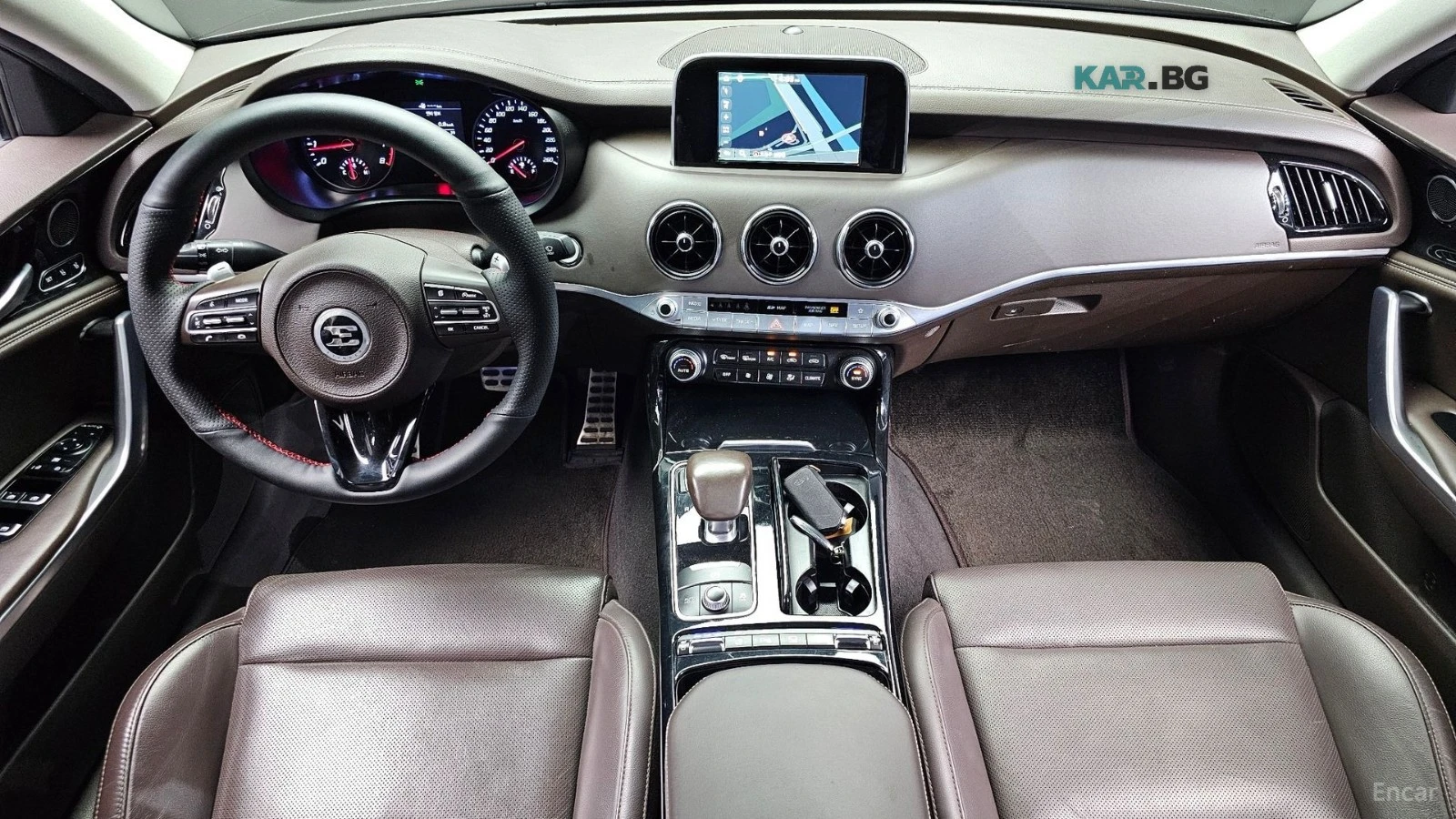 Kia Stinger 2.0 TURBO* AWD* PATINUM* ОБДУХ* ПАНО* НАВИ* КАМЕРА, снимка 7 - Автомобили и джипове - 56008135