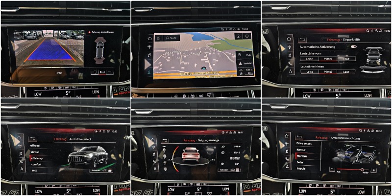 Audi Q8 50TDI/S-LINE/GERMANY/CAMERA/PANO/AMBIENT/ПАМЕТ/LIZ, снимка 14 - Автомобили и джипове - 46452164