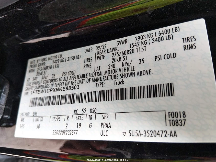 Ford F150 2.7l F-150 Xl, снимка 9 - Автомобили и джипове - 54356373