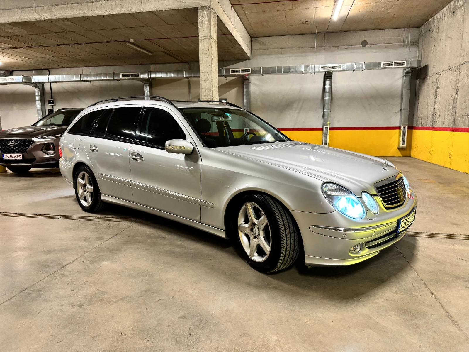Mercedes-Benz E 500 НА ПРУЖИНИ !!! - изображение 2
