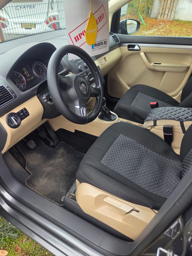 VW Touran 1.4 TSI Метан-Бензин , снимка 11 - Автомобили и джипове - 52388579