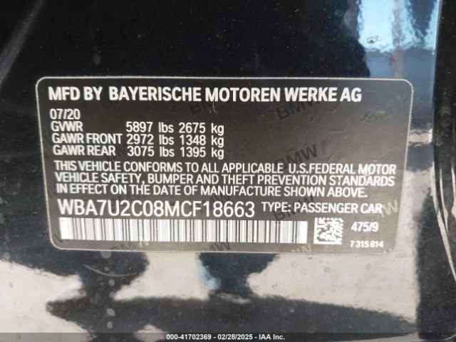 BMW 750 * XDRIVE (CARFAX), снимка 14 - Автомобили и джипове - 49599620