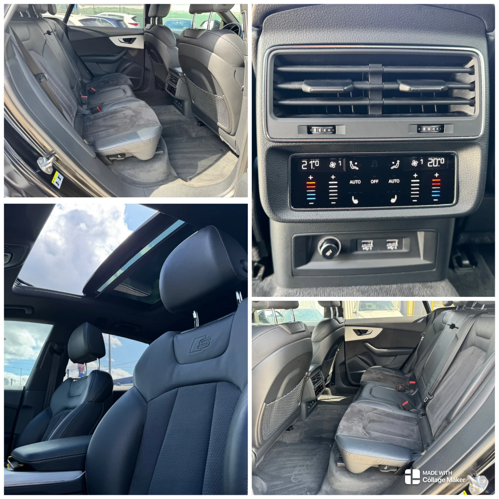 Audi SQ8 50TDI MATRIX CAM360 ПАНОРАМА ВАКУУМ ЦЕНА С ДДС, снимка 15 - Автомобили и джипове - 54507875