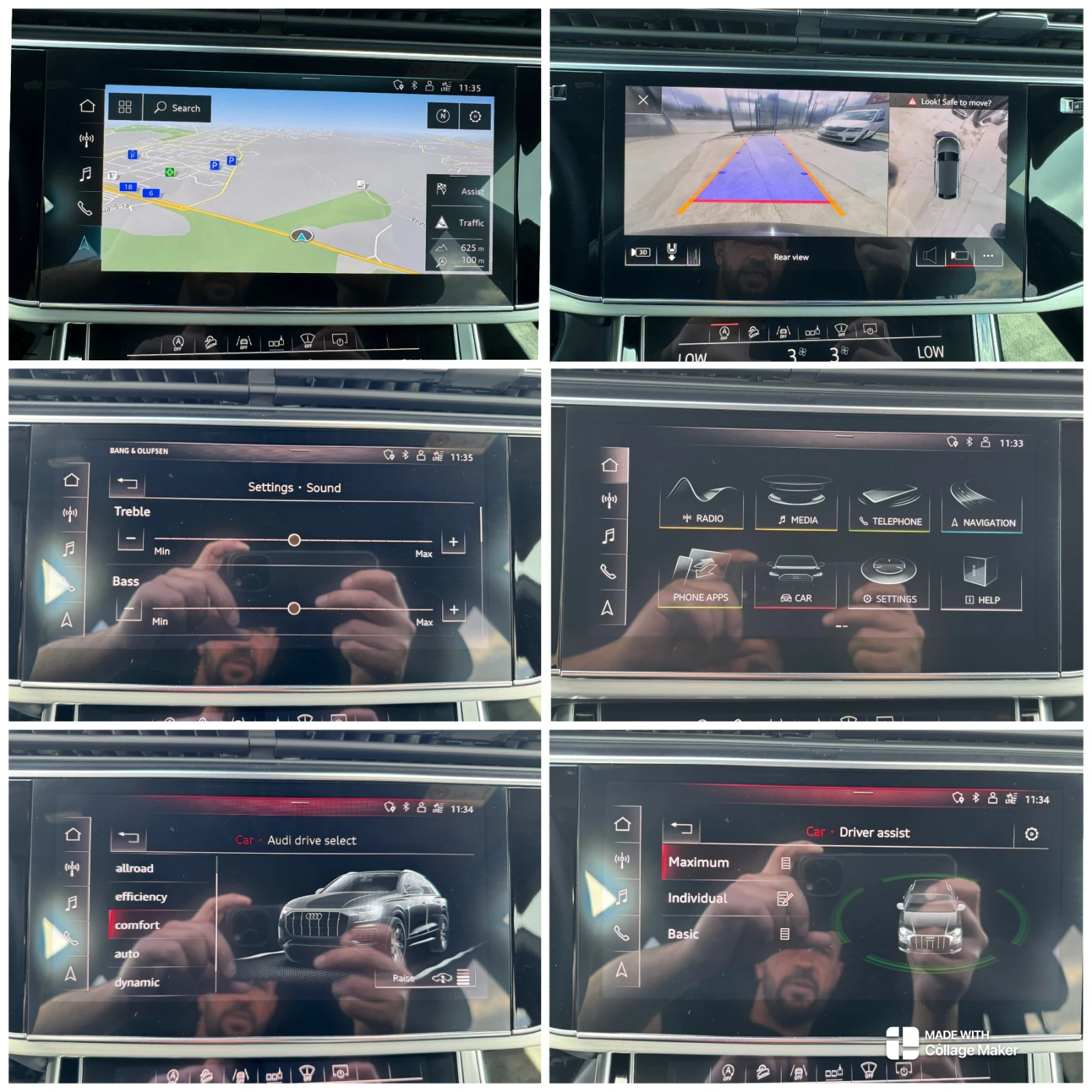 Audi SQ8 50TDI MATRIX CAM360 ПАНОРАМА ВАКУУМ ЦЕНА С ДДС, снимка 12 - Автомобили и джипове - 54507875