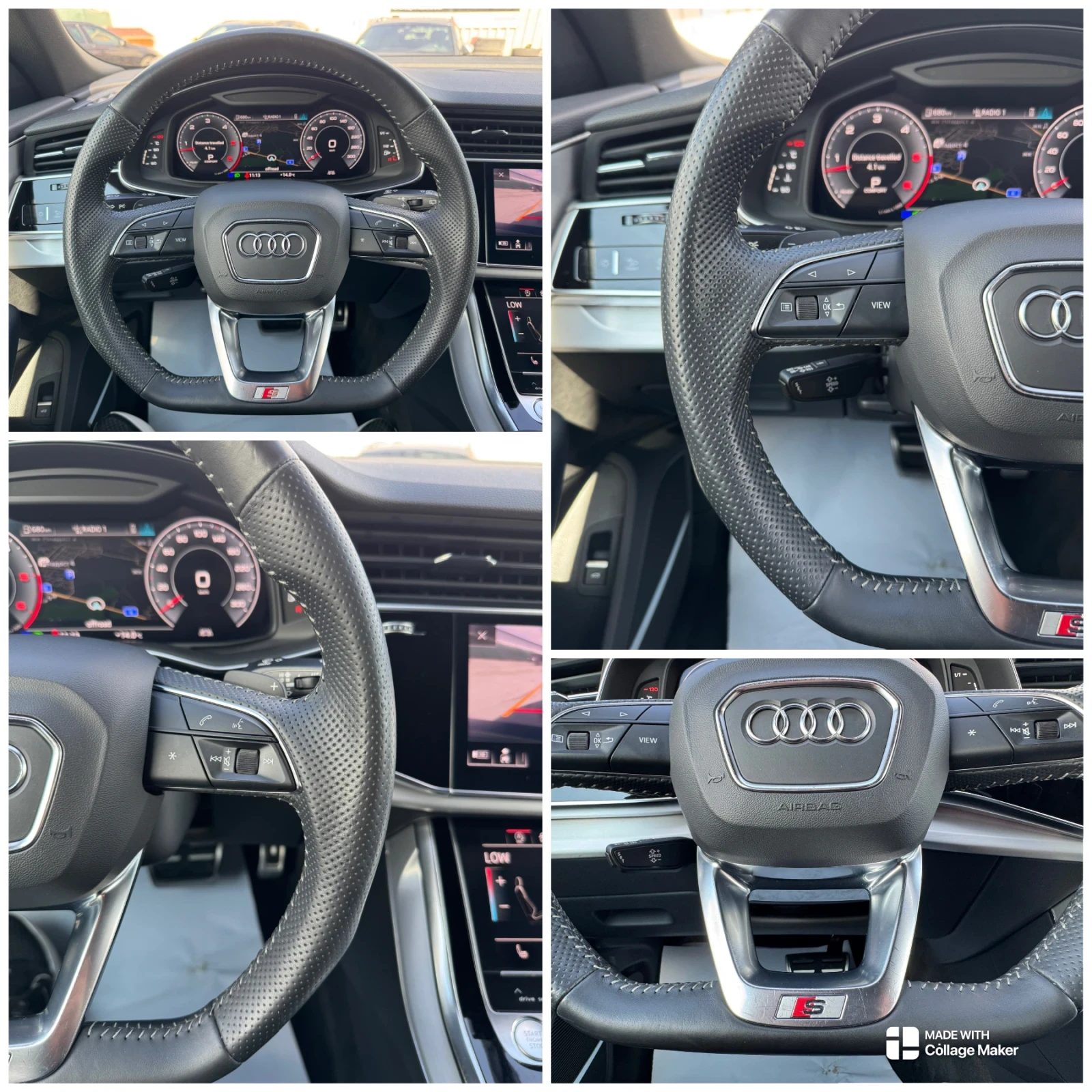 Audi SQ8 50TDI MATRIX CAM360 ПАНОРАМА ВАКУУМ ЦЕНА С ДДС, снимка 11 - Автомобили и джипове - 54507875