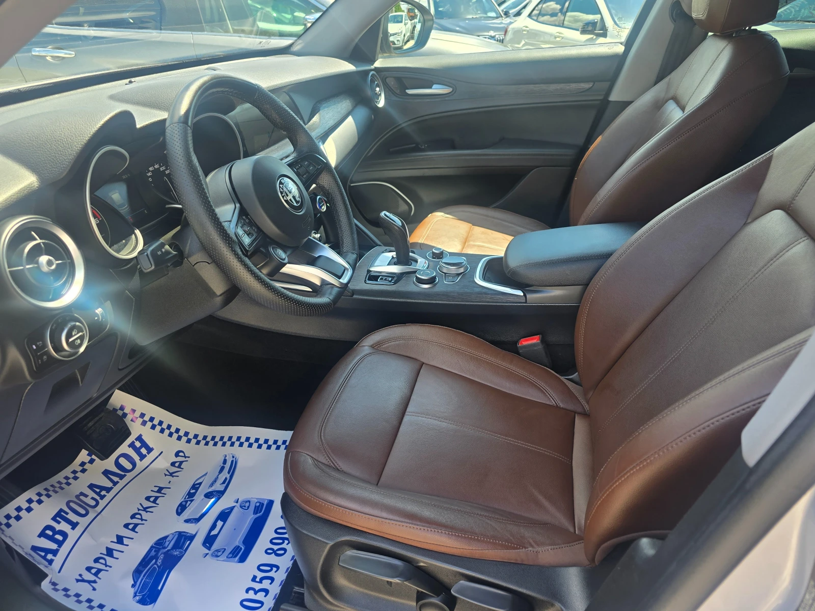 Alfa Romeo Stelvio 2.2MGTD-210 К.С-ЕВРО 6В-4Х4-АЖТОМАТИК -8 СК-НАВИ, снимка 9 - Автомобили и джипове - 55232999