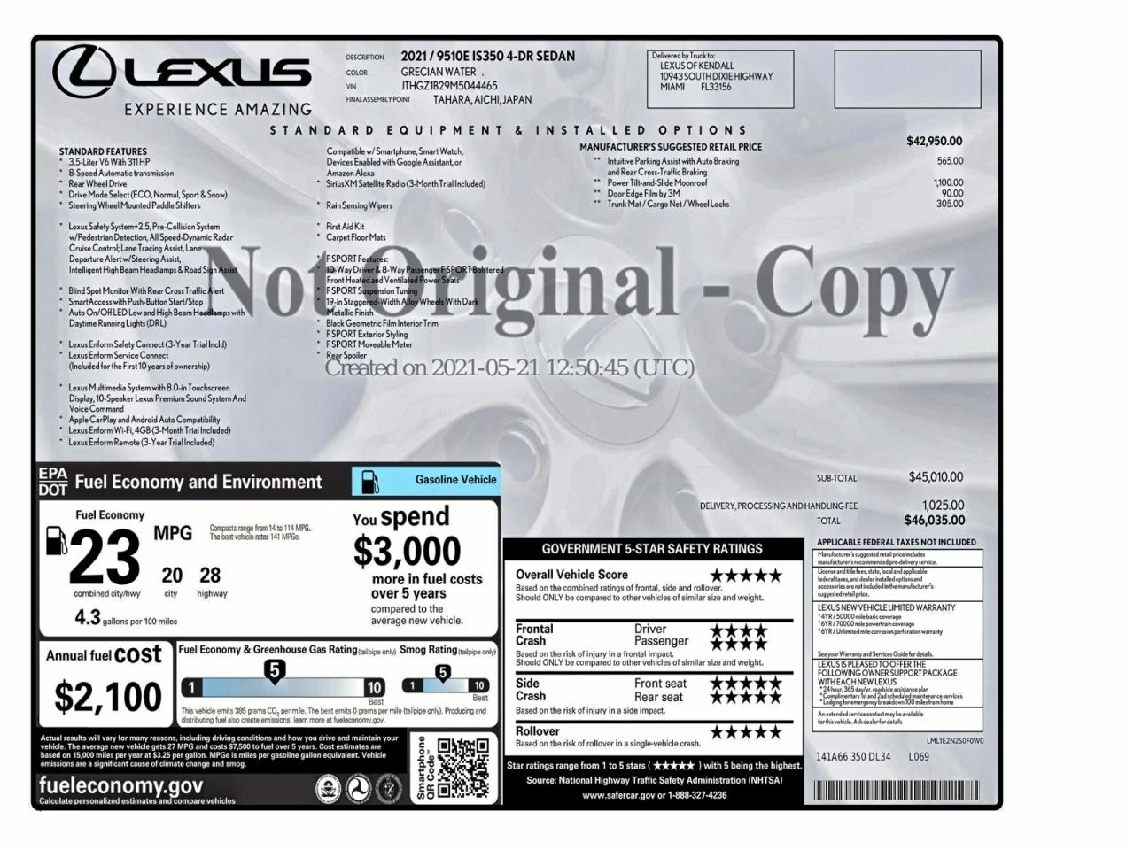 Lexus IS 350 F-Sport 3.5 RWD CARPLAY ПЕРА PANO ОБДУХВАНЕ - изображение 10