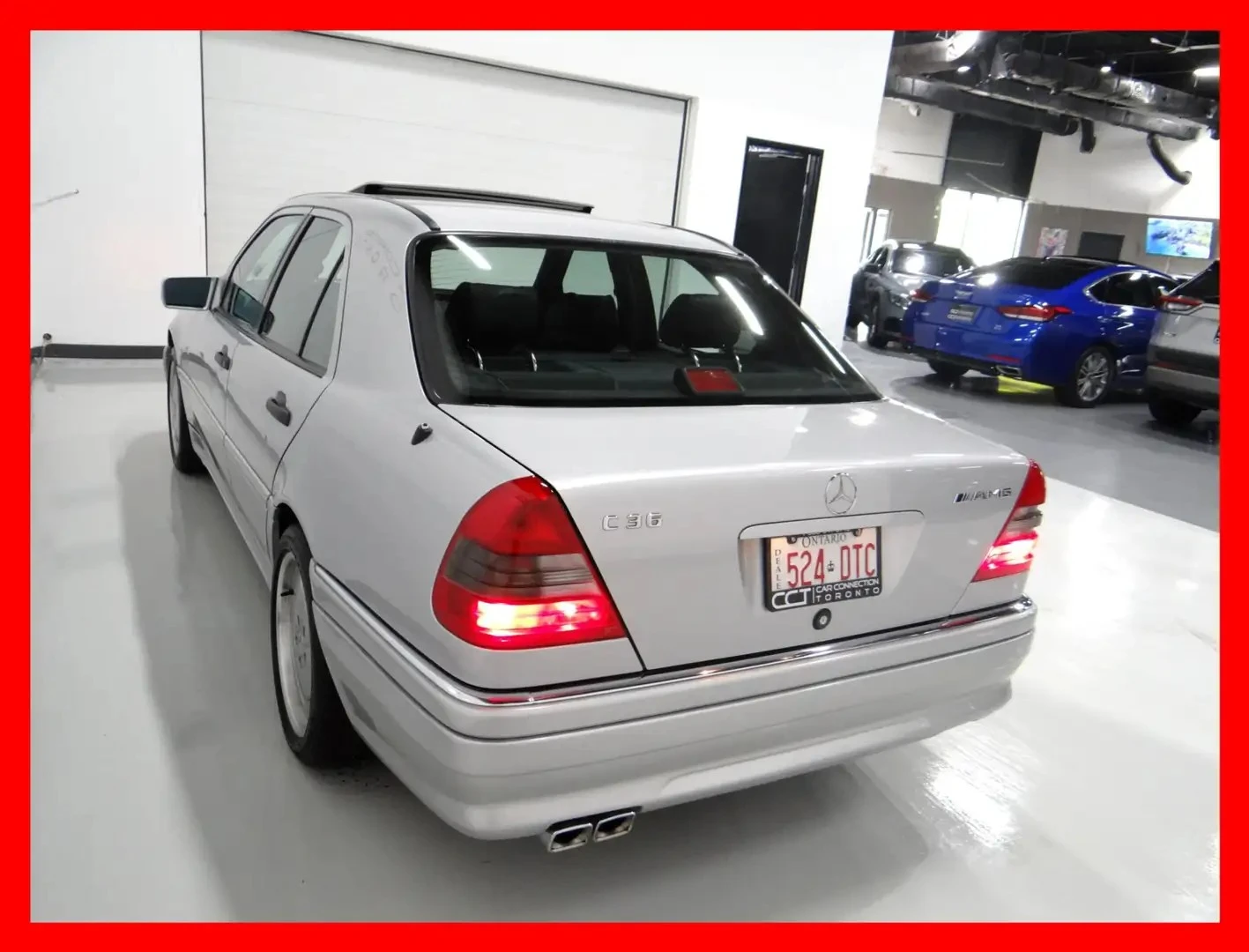 Mercedes-Benz C 36 AMG LEATHER/SUNROOF/MONOBLOCKS, снимка 4 - Автомобили и джипове - 56129936