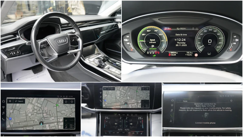 Audi A8 L 60TFSI e-tron Plug-in Hybrid Quattro S Line, снимка 13 - Автомобили и джипове - 52413966