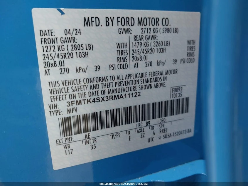 Ford Mustang Mach-E Gt, снимка 9 - Автомобили и джипове - 55127057
